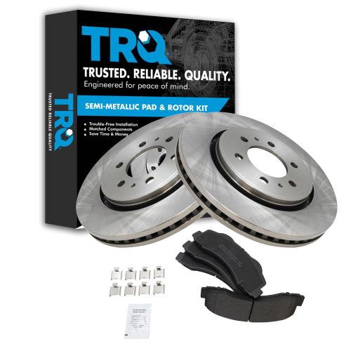 07-12 Expedition, Navigator; 10-12 F150 (w/6 Lug Whl) Front Brake Rotor & Metallic Pad Kit