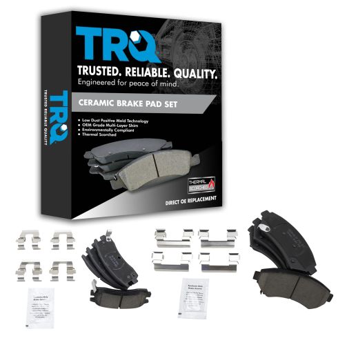 97-05 GM FWD Front & Rear Ceramic Brake Pad Kit