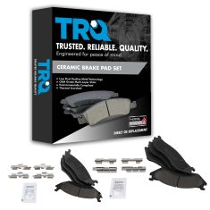 02-04 Dodge Ram 1500 Front & Rear Ceramic Brake Pad Set