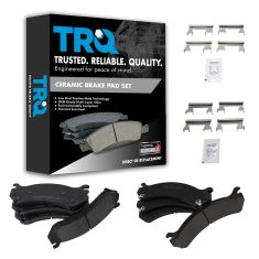 99-05 GM Full Size Truck Front & Rear Premium Posi Ceramic Disc Pad Set