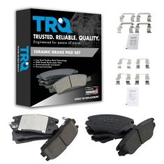 10-14 Equinox; 10-14 Terrain Front & Rear Ceramic Brake Pad Set