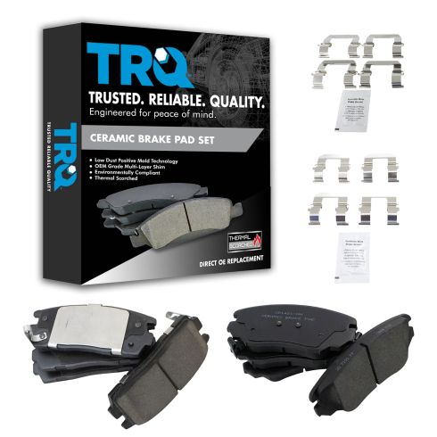 10-14 Equinox; 10-14 Terrain Front & Rear Ceramic Brake Pad Set