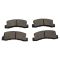 97-99 ES300; 99-01 RX300; 97-99 Camry Front & Rear Ceramic Brake Pad Set