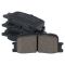 02-06 Toyota Camry VIN J Front & Rear Premium Posi Ceramic Brake Pad Set
