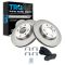 04-05 Sonata; 03-06 Optima Front Ceramic Pad & Rotor Set