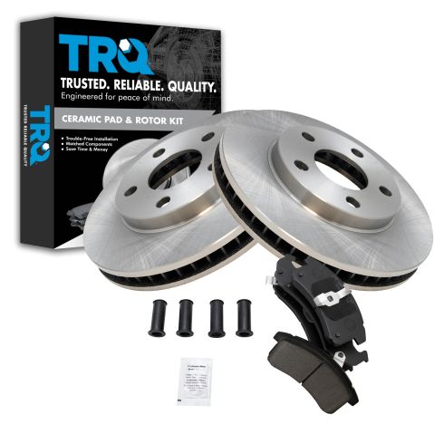 98-99 Lesabre, 88, LSS, Bonneville Front Ceramic Brake Pad & Rotor Kit