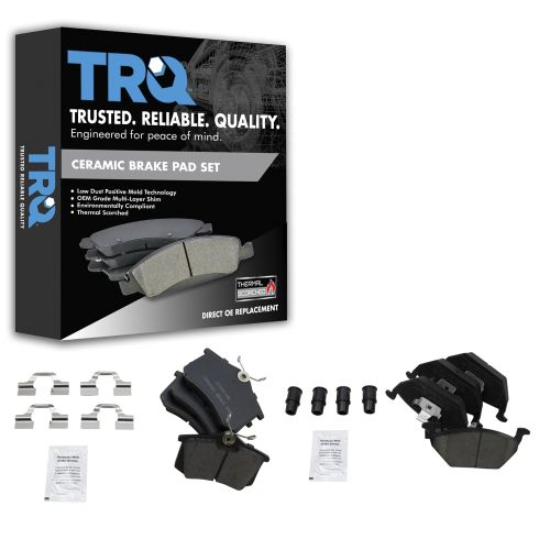 98-06 VW Beetle; 00-06 Golf; 99-05 Jetta Front & Rear Premium Posi Ceramic Disc Brake Pads