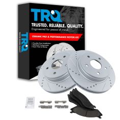 05-06 Durango; 02-05 Ram 1500 Front Performance Disc Brake Rotor & Ceramic Pads