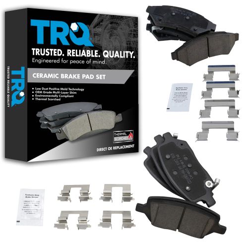 05-07 Terraza; 05-08 Uplander; 05-06 Montana; 05-07 Relay Front & Rear Prem Posi Ceramic Brake Pads