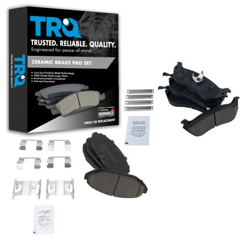 98-02 Crown Victoria; Grand Marquis; Town Car Front & Rear Ceramic Disc Brake Pad Set