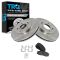 01-03 Hyundai XG300, XG350 Front Brake Rotor & Psi Ceramic Brake Pad Kit