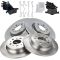 01-09 S60; 99-06 S80; 01-07 V70 Front & Rear Ceramic Brake Pad & Rotor Kit