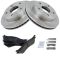 00-01 Dodge Ram 1500 Front Ceramic Brake Pad & Rotor Kit