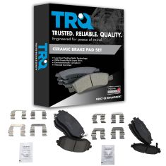 09-10 Forester; 02-10 Impreza; 06-10 Legacy, Outback Front & Rear Premium Posi Ceramic Brake Pad Kit