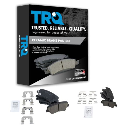 09-12 Elantra  Front & Rear Posi Ceramic Brake Pad Set