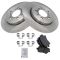 06-09 A4, A4 Quattro Rear Brake Rotor 288MM & Ceramic Pad Kit