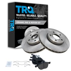 12-13 Ford Focus Front Brake Rotor & Ceramic Pad Kit