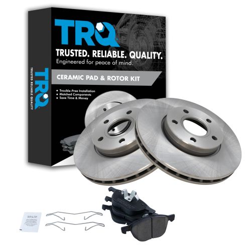 12-13 Ford Focus Front Brake Rotor & Ceramic Pad Kit