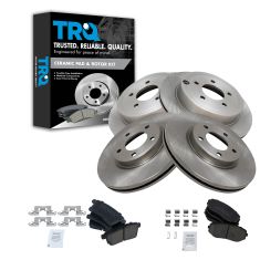 07-08 Edge, MKX Front & Rear Ceramic Brake Pad & Rotor Kit
