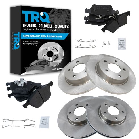 05-12 Mazda 3 2.3 2.5 Front & Rear Metallic Pad & Rotor Set