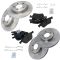 05-12 Mazda 3 2.3 2.5 Front & Rear Metallic Pad & Rotor Set