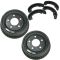 07-05 Malibu; 99-04 Grand Am Front & Rear Brake Rotor Pad Drum Shoe Kit