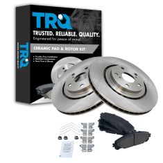 08-14 Toyota:10-15 Lexus Front Premium Posi Ceramic Disc Brake Pad & Rotor Set