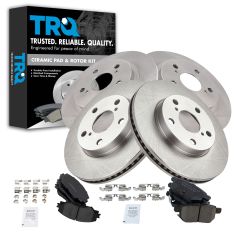 08-14 Scion xB Front & Rear Ceramic Brake Pads & Rotor Kit