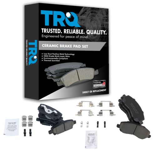 07-15 Jeep Dodge Chrysler Front & Rear Posi Ceramic Pad Kit