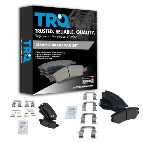 08-10 Sonata; 10-13 Soul Front & Rear Ceramic Brake Pad Kit
