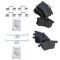 98-14 VW Audi Front & Rear Ceramic Brake Pad Kit