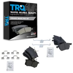 98-14 VW Audi Front & Rear Ceramic Brake Pad Kit