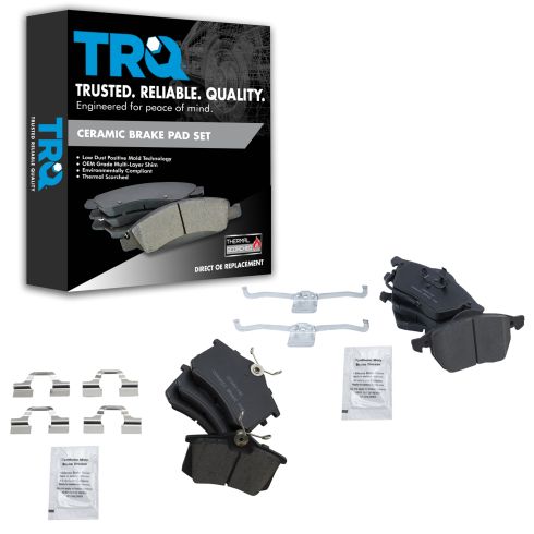 98-14 VW Audi Front & Rear Ceramic Brake Pad Kit