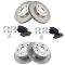 02-06 Camry USA Built Front & Rear Premium Posi Ceramic Brake Pad & Rotor Kit