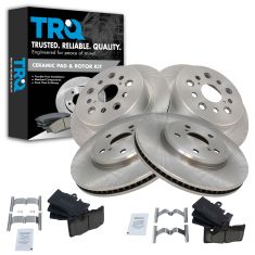 01-06 Lexus LS430 Front & Rear Premium Posi Ceramic Brake Pad & Rotor Kit