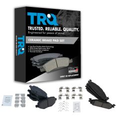 Ford Lincold Multifit Front & Rear Premium Posi Ceramic Disc Brake Pad Kit