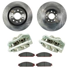 05-07 Ford 500, Freestyle NEW Front Brake Caliper, Ceramic Brake Pad & Rotor Kit