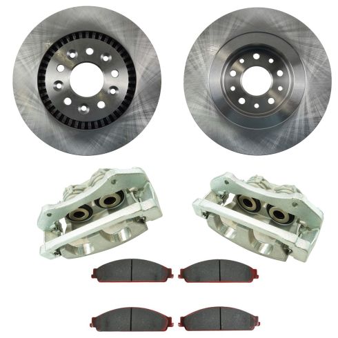 05-07 Ford 500, Freestyle NEW Front Brake Caliper, Ceramic Brake Pad & Rotor Kit