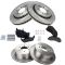 10-11 Ford F-150 6 Lug Front & Rear Premium Posi Ceramic Disc Brake Pad & Rotor Kit
