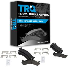 99-05 GM Full Size Truck Front & Rear Premium Posi Semi Metallic Disc Pad Set