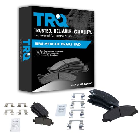 11-13 Impala; 14-15 Impala limited Front & Rear Premium Posi Semi Metallic Disc Brake Pad Kit