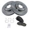 01-05 Sante Fe Front Premium Posi Ceramic Disc Brake Pads & Rotor Kit
