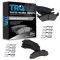 12-17 Ford F-150 Front & Rear Premium Posi Ceramic Disc Brake Pad Set