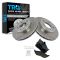 Chrysler Dodge Multifit Front Posi Ceramic Brake Pad & Rotor Kit