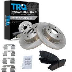 Buick Chevy Multifit Posi Ceramic Brake Pad & Rotor Kit