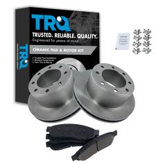 08-12 F250, F350 Rear Premium Posi Ceramic Pad & Rotor Kit