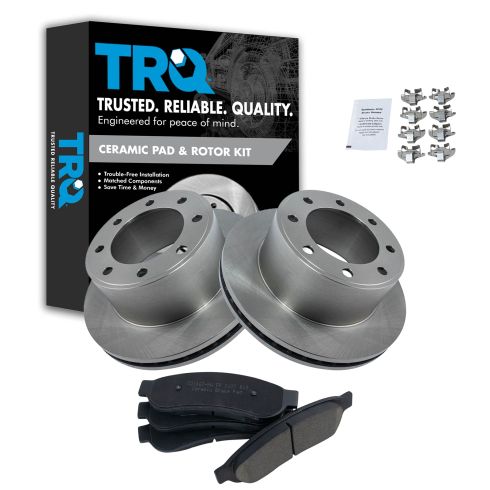 08-12 F250, F350 Rear Premium Posi Ceramic Pad & Rotor Kit
