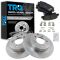 09-10 Sonata 3.3L; 10-11 Azera Rear Premium Posi Ceramic Pad & Rotor Kit