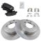 09-10 Sonata 3.3L; 10-11 Azera Rear Premium Posi Ceramic Pad & Rotor Kit
