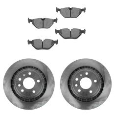 Brake Pad & Rotor Kit w/Brake Fluid & Cleaner